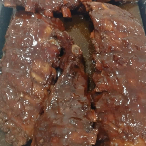 Half Rack Baby Back BBQ Ribs (Approx weight: 500g)